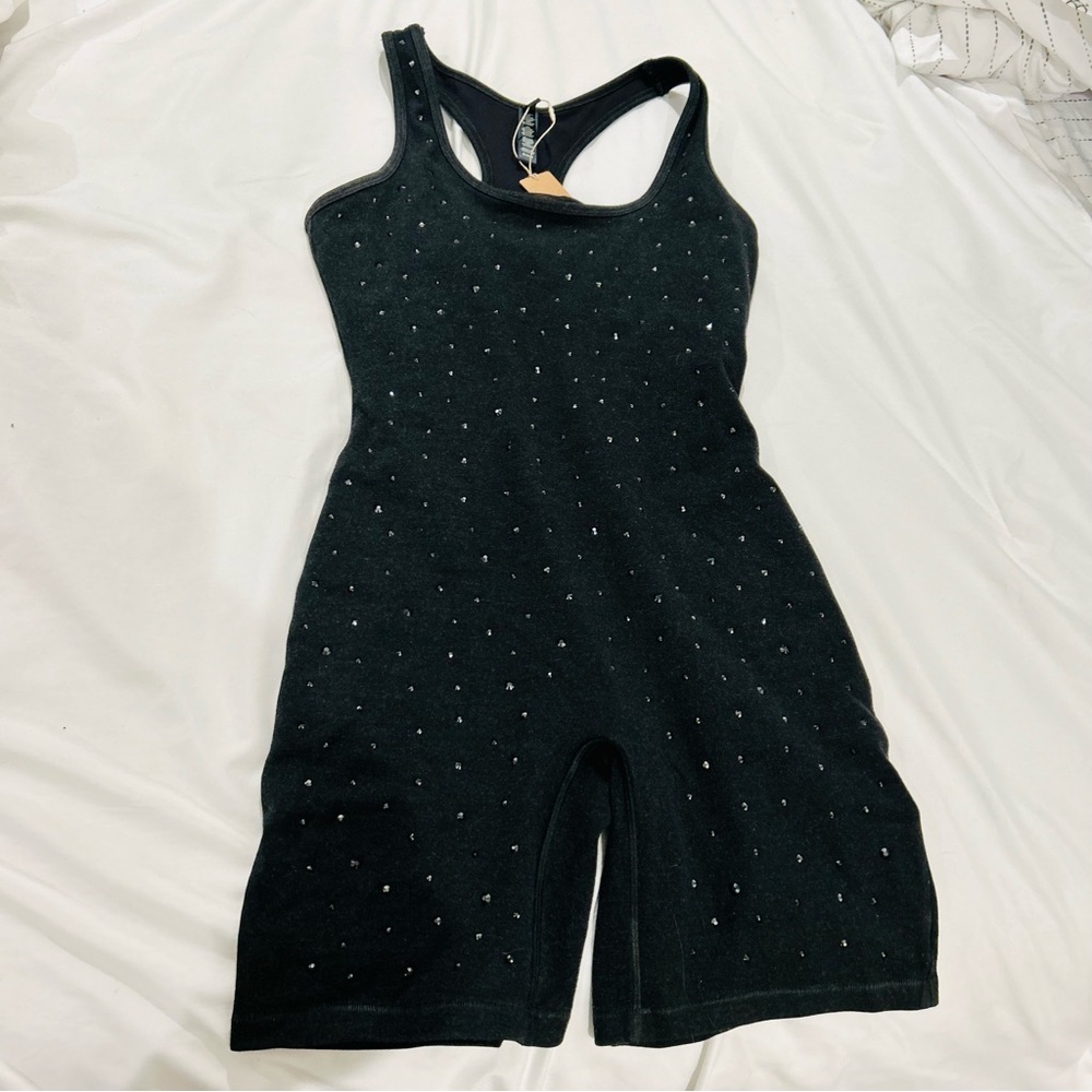 Skims rhinestone romper